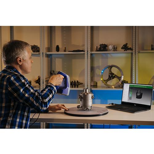 escaner 3D portatil Space Spider Car compressor
