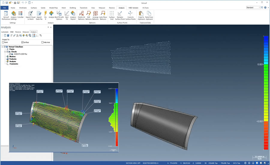 VERISURF Software ANALYSIS